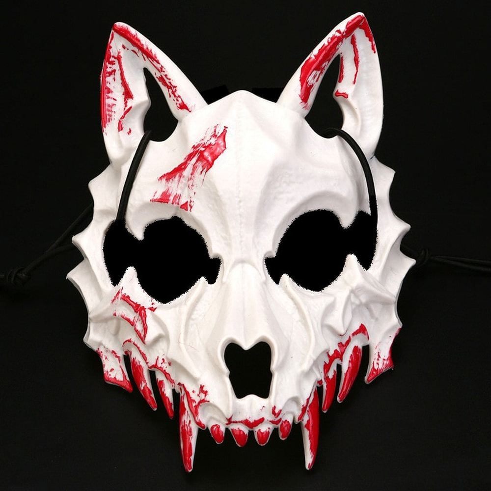Zac's Alter Ego - Bloody Werewolf Skull Masque - Blanc